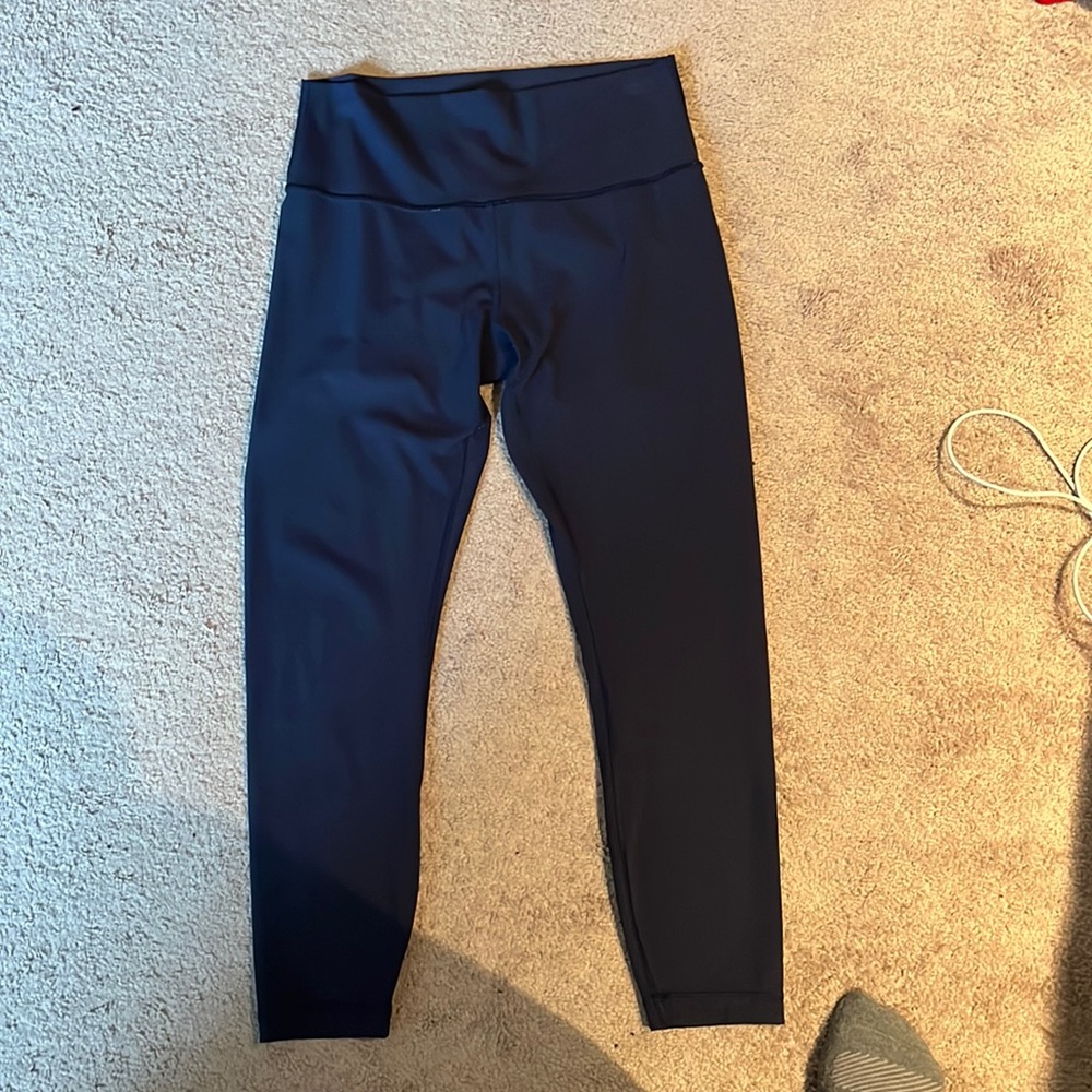 Lululemon size 10 navy leggings